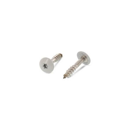 1 x Schraube für Fassade T20 5,5 x 35 Kopf-Durchmesser 12.3 Edelstahl A2 RAL7038