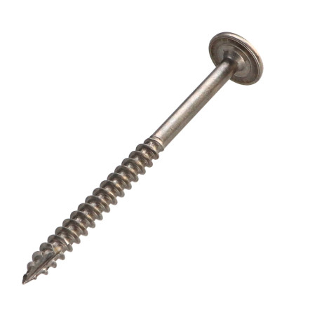 1 x Spanplattenschrauben Edelstahl A2 4x70 Mit Gewinde 42 T20 Kopf-Durchmesser 12