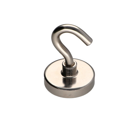 1 x Haken magnetisch Durchmesser 32 Verzinkt