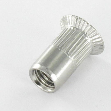 1 x Blindnietmutter Senkkopfschraube Gezahnt M5x13,5 INFC 40 Edelstahl A2