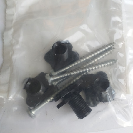 1 x Tüte Von 4 Schraube Zylindrischer Flachkopf 5x60 Mit 4 Muttern Nylon