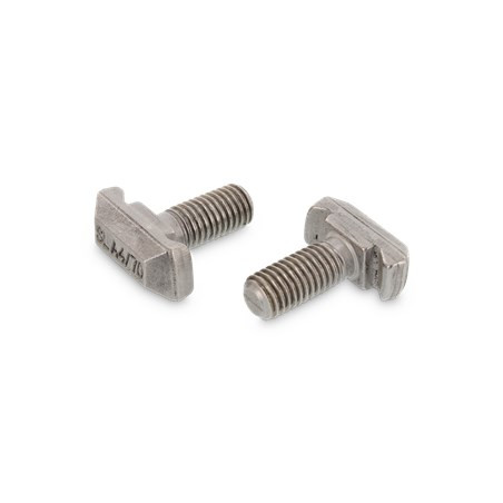1 x Metallschrauben Rechteckiger Kopf 14 x 33,7 x 10,5 M10x40 T40/22 Edelstahl A4