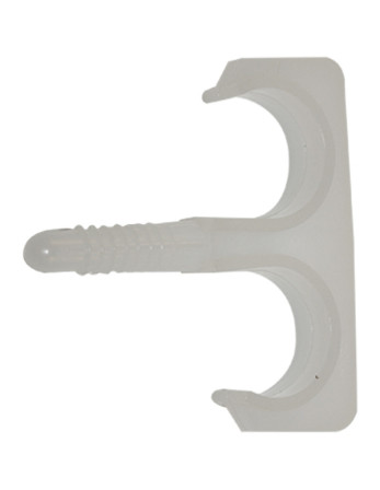 1 x Fenderöse CLIPS Doppelt Für Kabel Von 24 Nylon