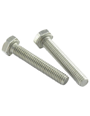 1 x Metallschrauben Sechskantkopf Edelstahl A4...