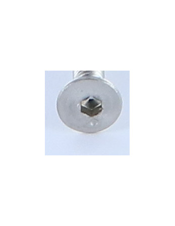 1 x Metallschrauben Innensechskant mit flachem...