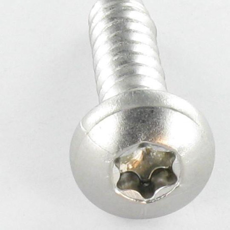 1 x Blechschraube breitem gewölbtem kopf 4,2 x 13 Edelstahl A2 T20
