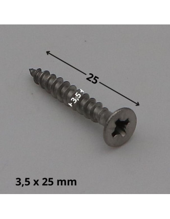 1 x Spanplattenschrauben Edelstahl A2...