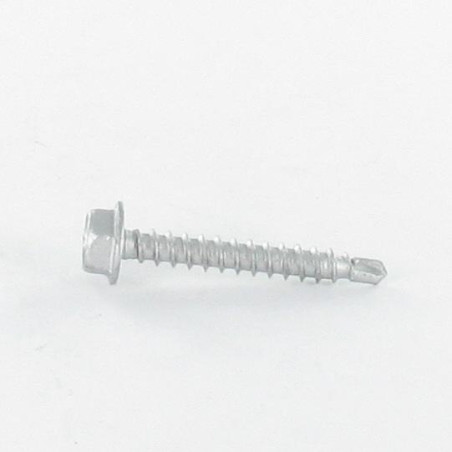 1 x Selbstbohrende Schrauben Bimetall Sechskantkopf Kreuzschlitz mit Flansch Bohrer KURZ 4,8 x 35