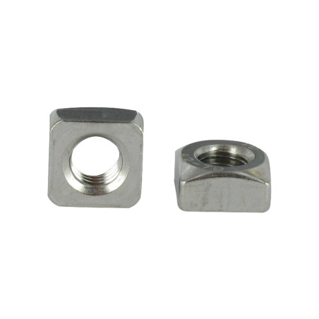 1 x Muttern Carr Edelstahl A2 13 x 13 x 6,5 M8 DIN 557