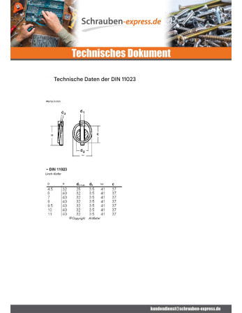1 x Klappstecker Verzinkt 6