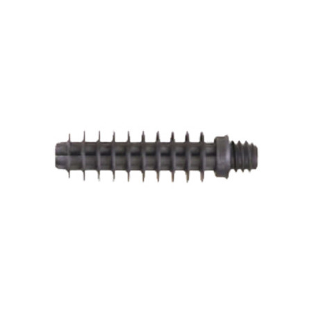 1 x Dübel Mit Gewinde Für Kreuzschlitz mit Flansch M6X37 schwarzes Nylon