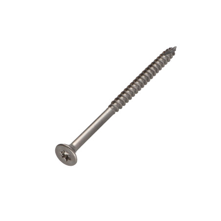 1 x Spanplattenschrauben TEKOR Edelstahl A2 Senkkopfschraube Gezahnt T20 4,5 x 80 Mit Gewinde 50 cut Bohrspitze mit Typ 17