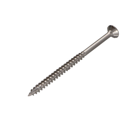 1 x Spanplattenschrauben TEKOR Edelstahl A2 Senkkopfschraube Gezahnt T20 4,5 x 80 Mit Gewinde 50 cut Bohrspitze mit Typ 17