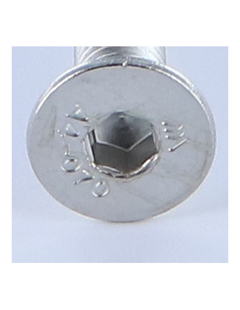 1 x Metallschrauben Innensechskant mit flachem...