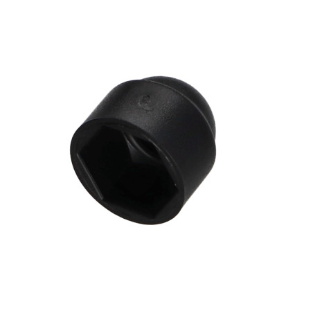 1 x Abdeckkappe für Muttern oder Schraubenkopf Sechskantkopf M6 Schwarzes Polyethylen Eben 10