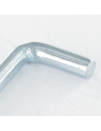 1 x Haken für Holzschraube 6x100 Verzinkt