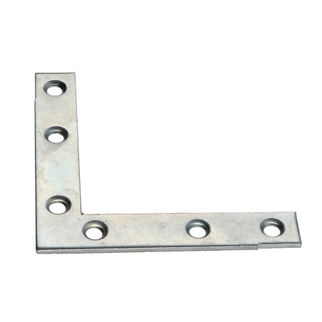1 x Halterungen Flach Verstärkung Spitze Carr 70x70x12 Verzinkt