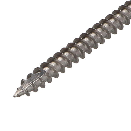 1 x Spanplattenschrauben TEKOR Edelstahl A2 Senkkopfschraube Gezahnt T25 6x90 Mit Gewinde 54 cut Bohrspitze mit Typ 17
