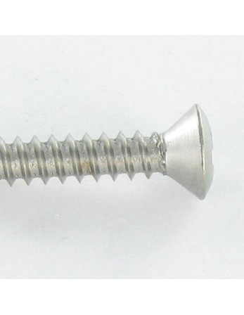 1 x Blechschraube Edelstahl A2 Flacher Senkkopf...