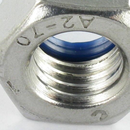 1 x Sicherungsmutter Edelstahl A2 M30