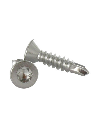 1 x Selbstbohrende Schrauben Edelstahl A2...