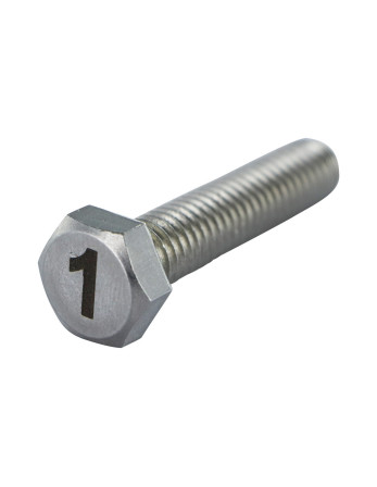 1 x Metallschrauben Sechskantkopf 8x35...