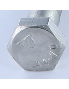 Schrauben mit teilgewinde Sechskantkopf M12x50 Edelstahl A4 2