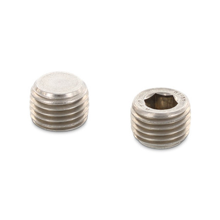 1 x Sechskantiger männlicher Hohlschraubstopfen 8x5,7 SW5 1/8" Edelstahl A2