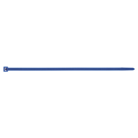 1 x Schlauchschelle Nylon Blau 3,6 x 140