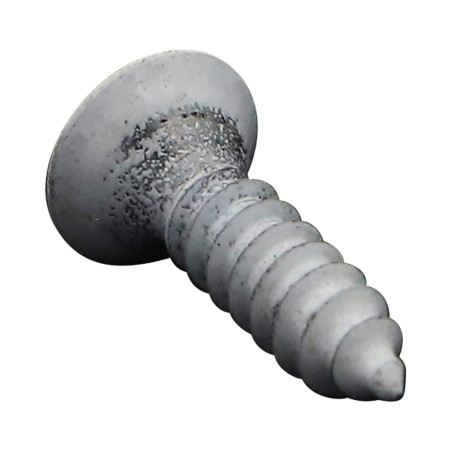 1 x Blechschraube Edelstahl A2 Senkkopfschraube Pozi 4,8 x 38 RAL9016 signalweiß