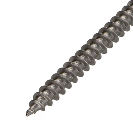 1 x Spanplattenschrauben Edelstahl A2 Rundkopf Pozi 4,5 x 60