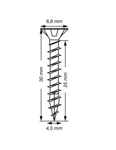 Spax T-STAR MEHR Senkkopfschraube T20 Edelstahl A2 4,5 x... 2
