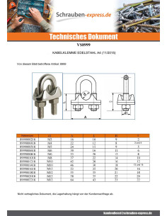 Kabelbinder mit Klemmbügel Edelstahl A4 Für Kabel Von... 2