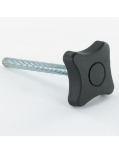 Spitze Klemmen 4 NIEDERLASSUNGEN M5x16 schwarzes Nylon