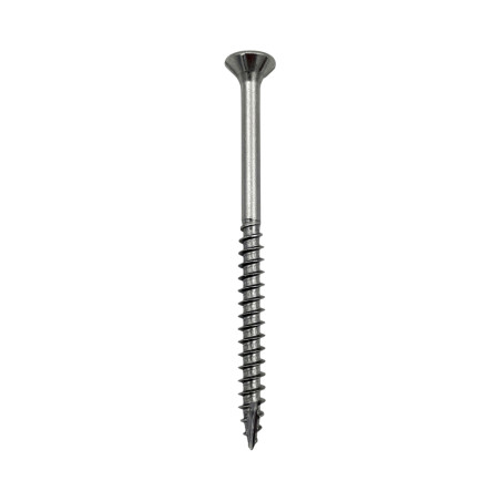 1 x Als Rolle verkauft von 167 Spanplattenschrauben TEKOR Senkkopfschraube Gezahnt 4x35 Mit Gewinde 22 T20 Edelstahl A2