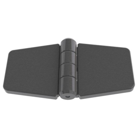 1 x Scharnier Mit Abdeckkappe Schraube 79X41 schwarzes Nylon