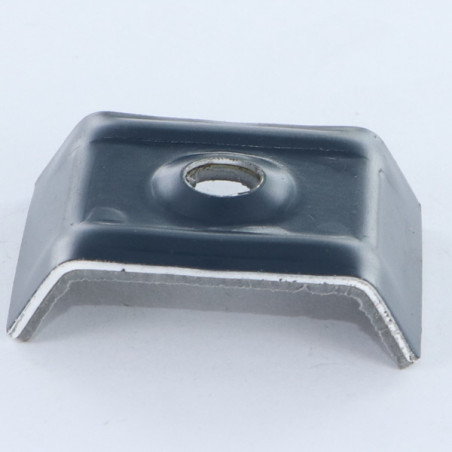 1 x Kalotten mit wasserfesten EPDM-Dichtung 30x25 Aluminium RAL5008graublau