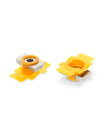 1 x Muttern Schiene Edelstahl A2 19,5 x 34,5 x...