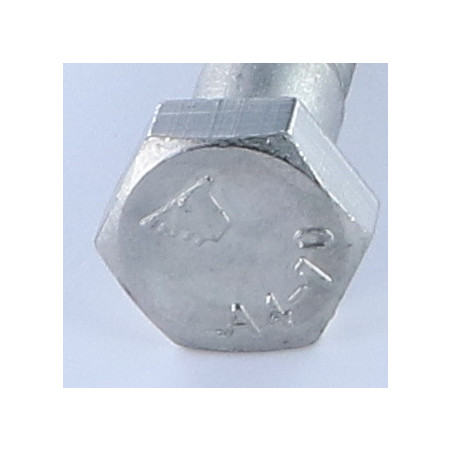 1 x Schrauben mit teilgewinde Sechskantkopf M14x50 Edelstahl A4