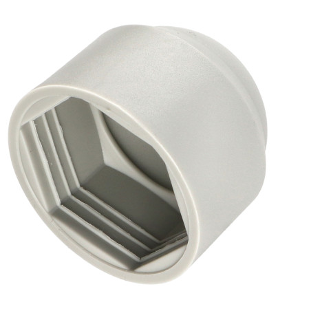 1 x Abdeckkappe für Muttern oder Schraubenkopf Sechskantkopf M16 Polyethylen Grau RAL7038