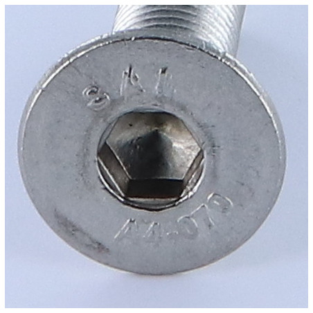 1 x Metallschrauben Innensechskant mit flachem Kopf Schraubenschlüssel 10 M14x50 Gesamtgewinde Edelstahl A4
