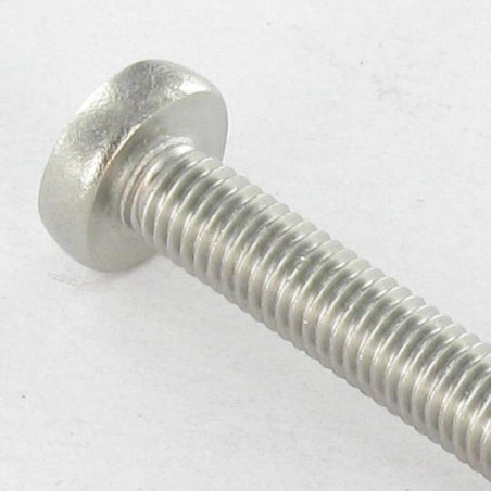 1 x Metallschrauben breitem gewölbtem kopf Pozi PZ4 M6X30 Edelstahl A4