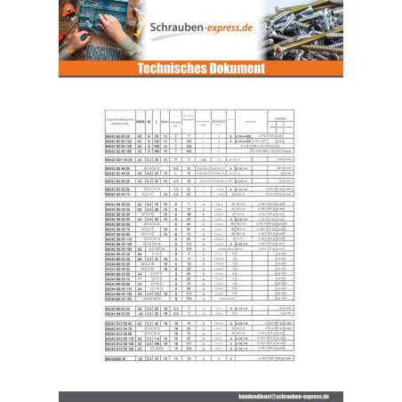 1 x Selbstbohrende Schrauben Bimetall Sechskantkopf 6,5 x 50 Gesamtgewinde Scheibe mit EPDM Neopren-Dichtung 11