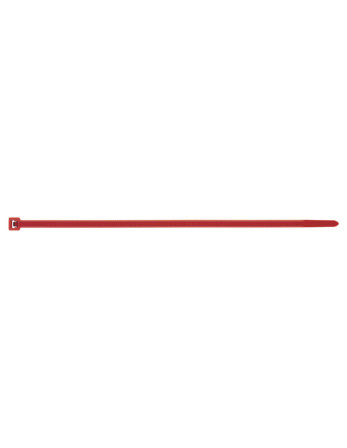 1 x Schlauchschelle Nylon Rot 3,6 x 140