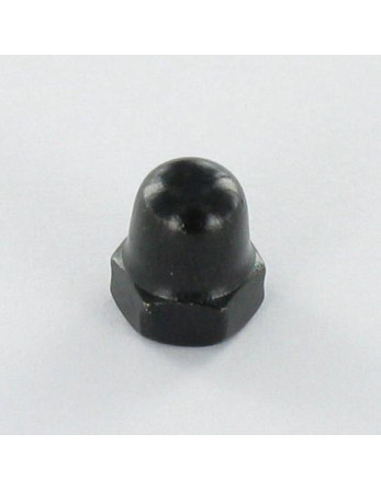 1 x Hutmutter Edelstahl A2 Schwarz M5 Schwarz