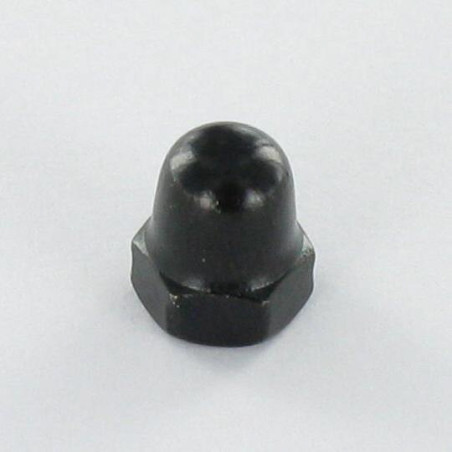 1 x Hutmutter Edelstahl A2 Schwarz M5 Schwarz