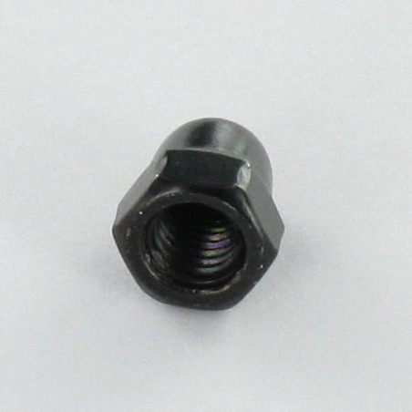 1 x Hutmutter Edelstahl A2 Schwarz M5 Schwarz
