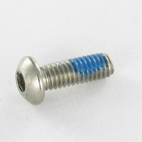 1 x Metallschrauben Edelstahl A2 Flachrundschraube mit Innensechskant M6x10 Gesamtgewinde Schraubenschlüssel 4