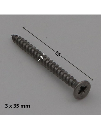 1 x Spanplattenschrauben Edelstahl A2...
