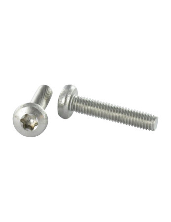 1 x Metallschrauben breitem gewölbtem kopf T10...